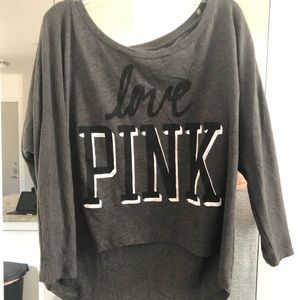 VS Pink high low shirt